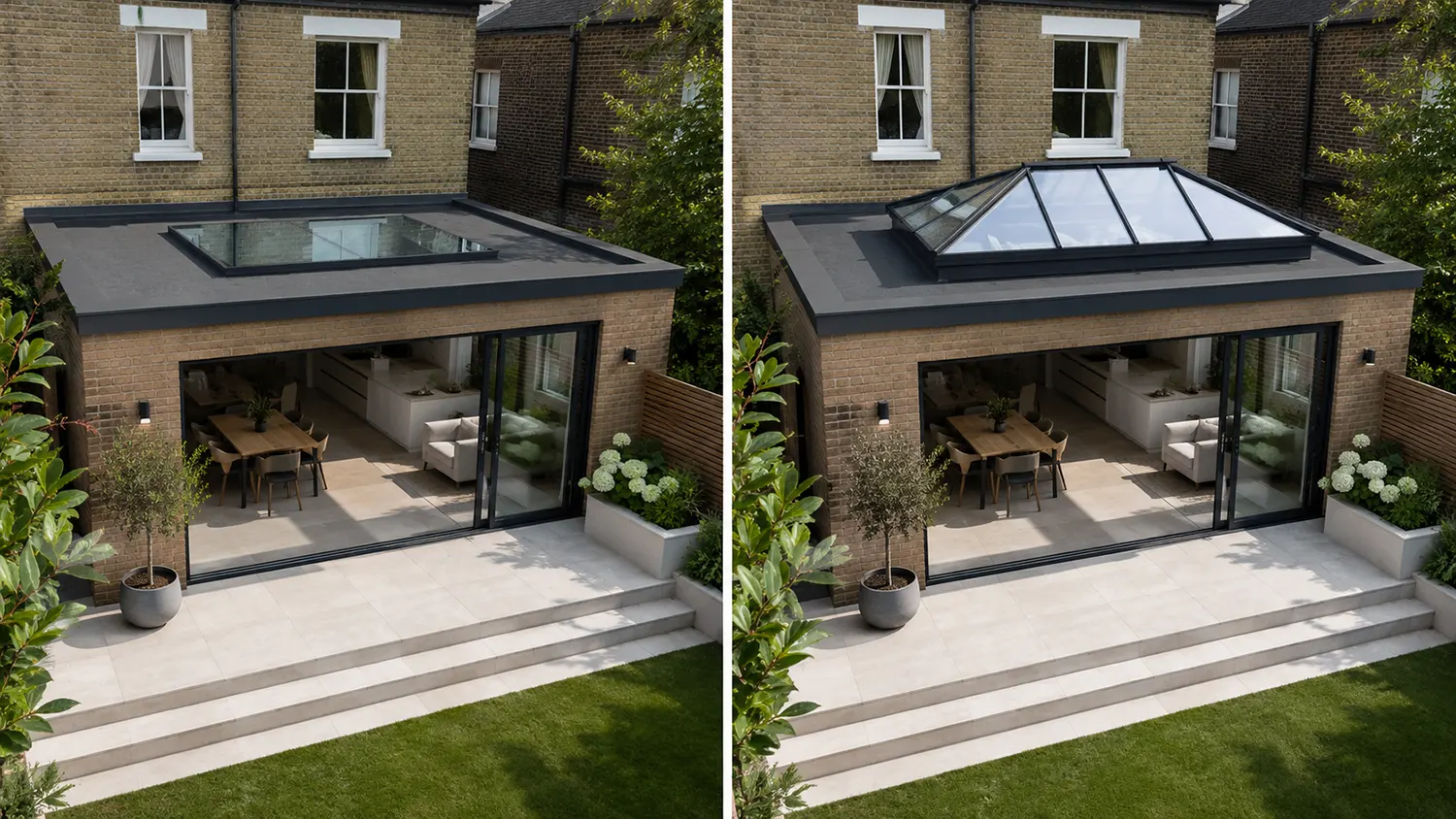 Flat Rooflight vs Roof Lantern: Which Is the Right Choice for Your Extension?