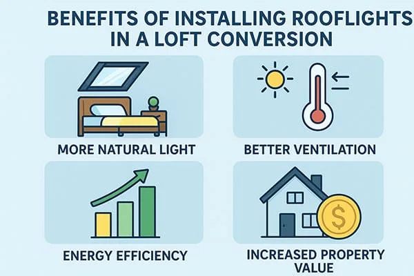 Rooflights in a Loft Conversion 1
