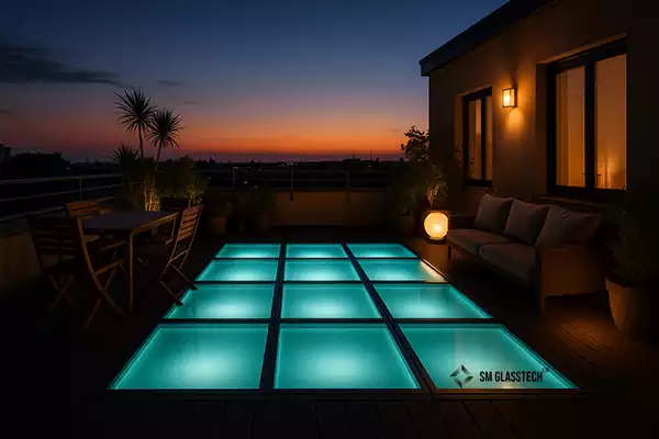 Walk-On Custom terraces Skylights