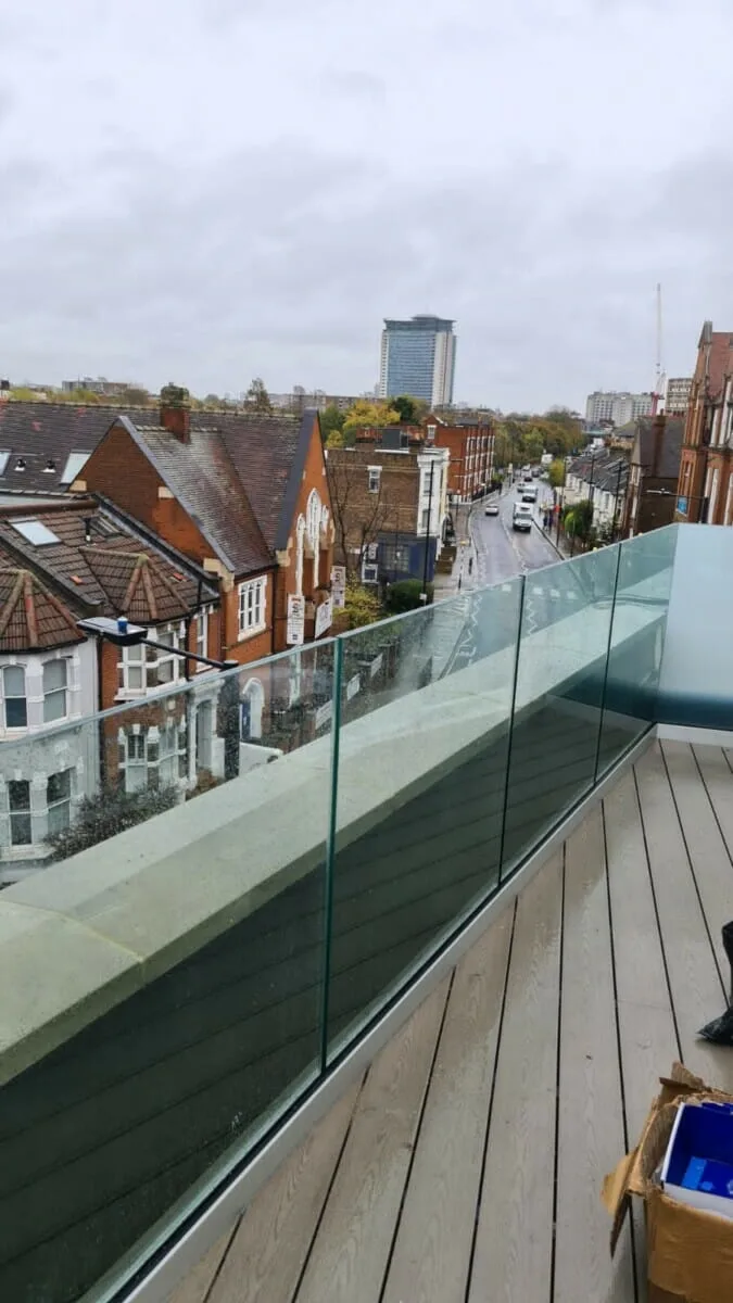 Frameless glass balustrade